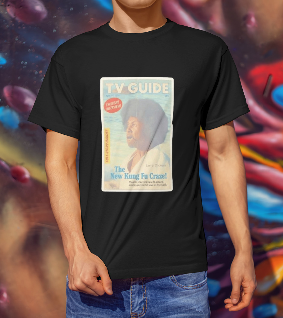 TV Guide Exclusive Interview Larry Dickem The New Kung Fu Craze Full Story Inside T-Shirt