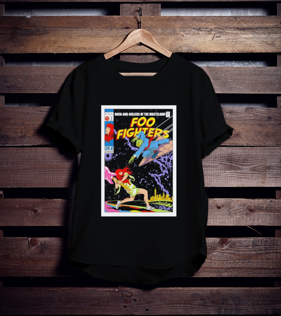 Foo Fighters Rock And Rollers Of The Wasteland Sayreville New Jersey Starland Ballroom May 2 2026 T-Shirt