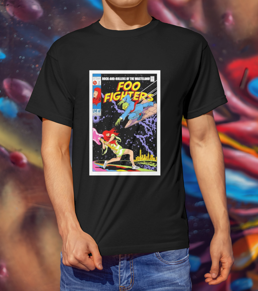 Foo Fighters Rock And Rollers Of The Wasteland Sayreville New Jersey Starland Ballroom May 2 2026 T-Shirt