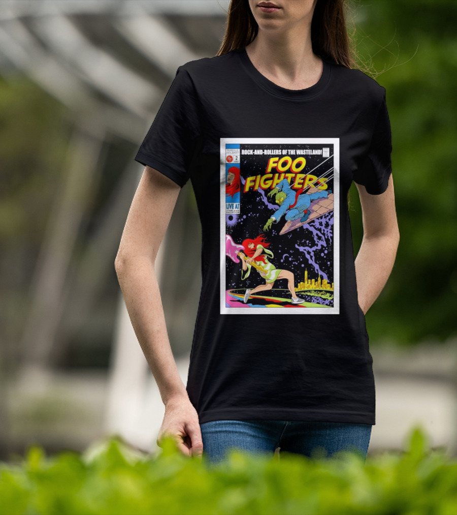 Foo Fighters Rock And Rollers Of The Wasteland Sayreville New Jersey Starland Ballroom May 2 2026 T-Shirt