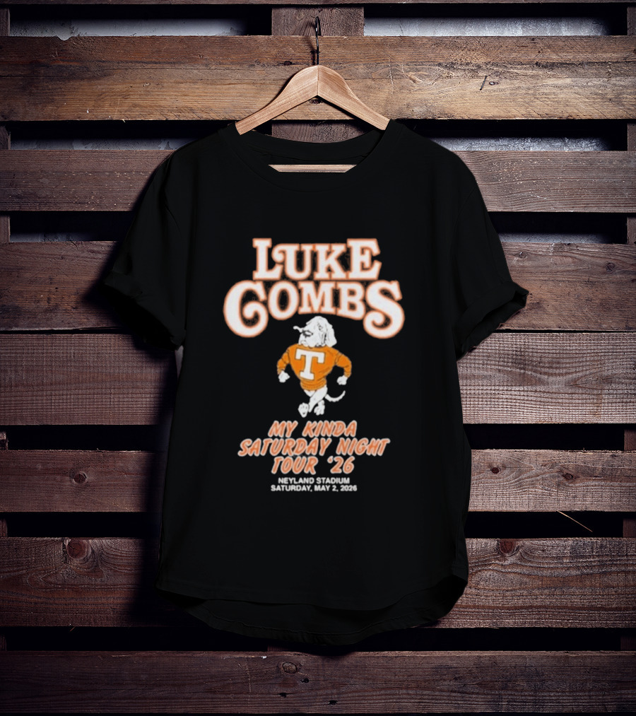 Luke Combs My Kinda Saturday Night Tour '26 Neyland Knoxville Tennessee May 02 T-Shirt
