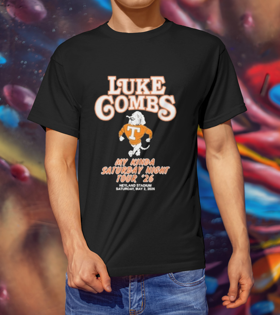 Luke Combs My Kinda Saturday Night Tour '26 Neyland Knoxville Tennessee May 02 T-Shirt