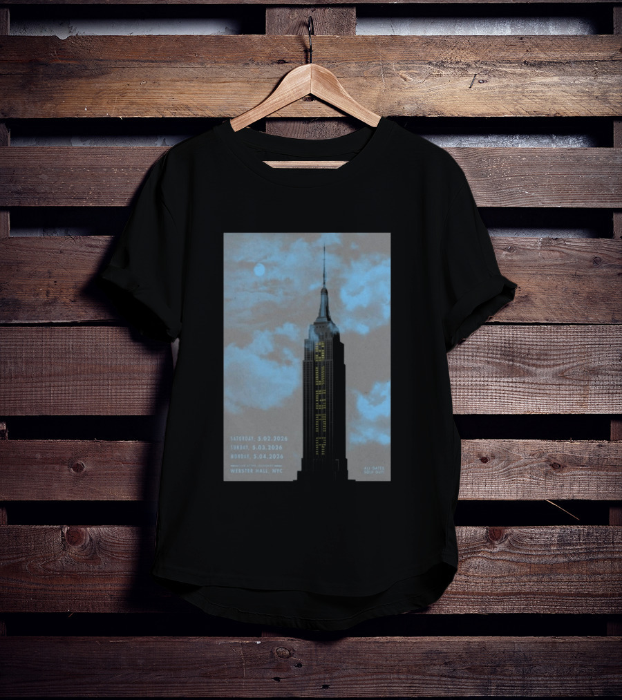 SUGAR Empire State Building Webster Hall NYC May 2 4 2026 T-Shirt