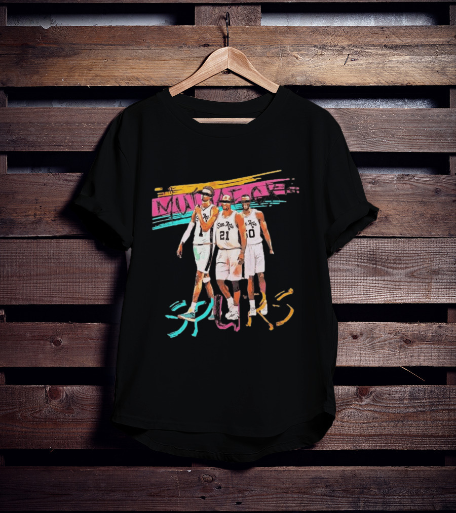 Muthafuckin San Antonio Spurs 2026 Retro Basketball Legends T-Shirt