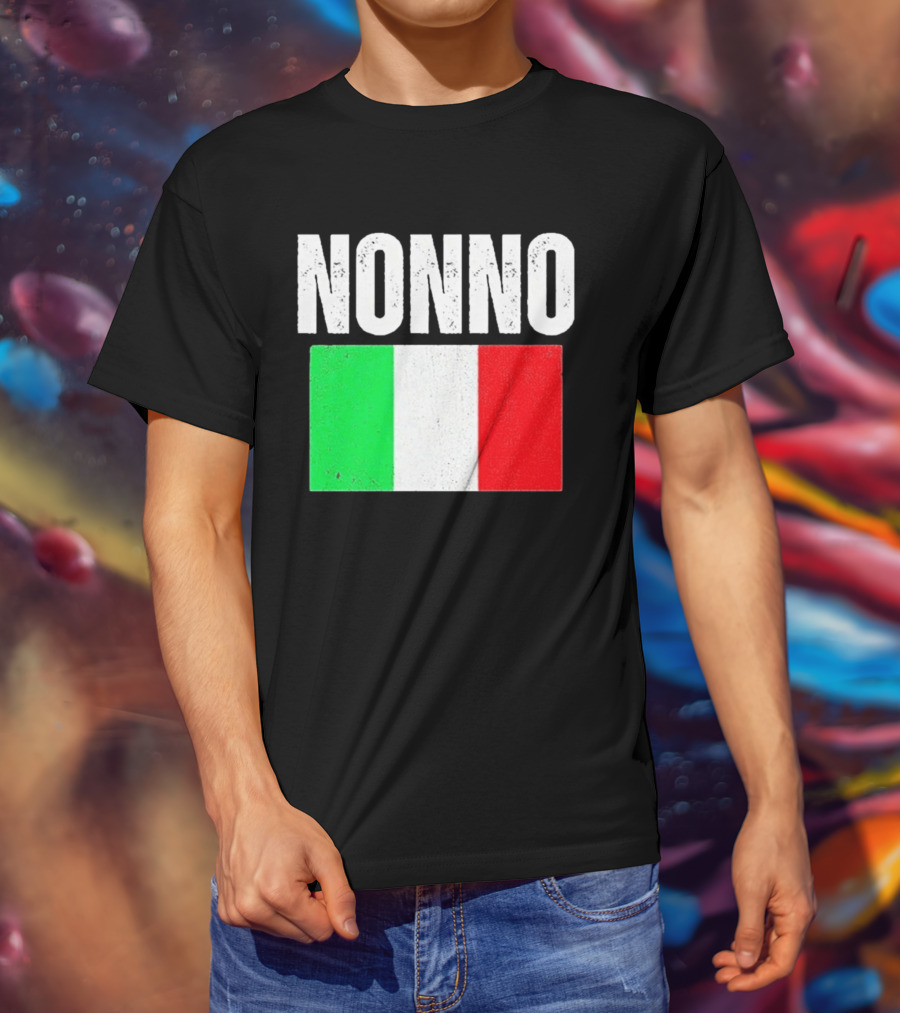 Nonno Italian Flag Patriotic Italy Heritage T-Shirt
