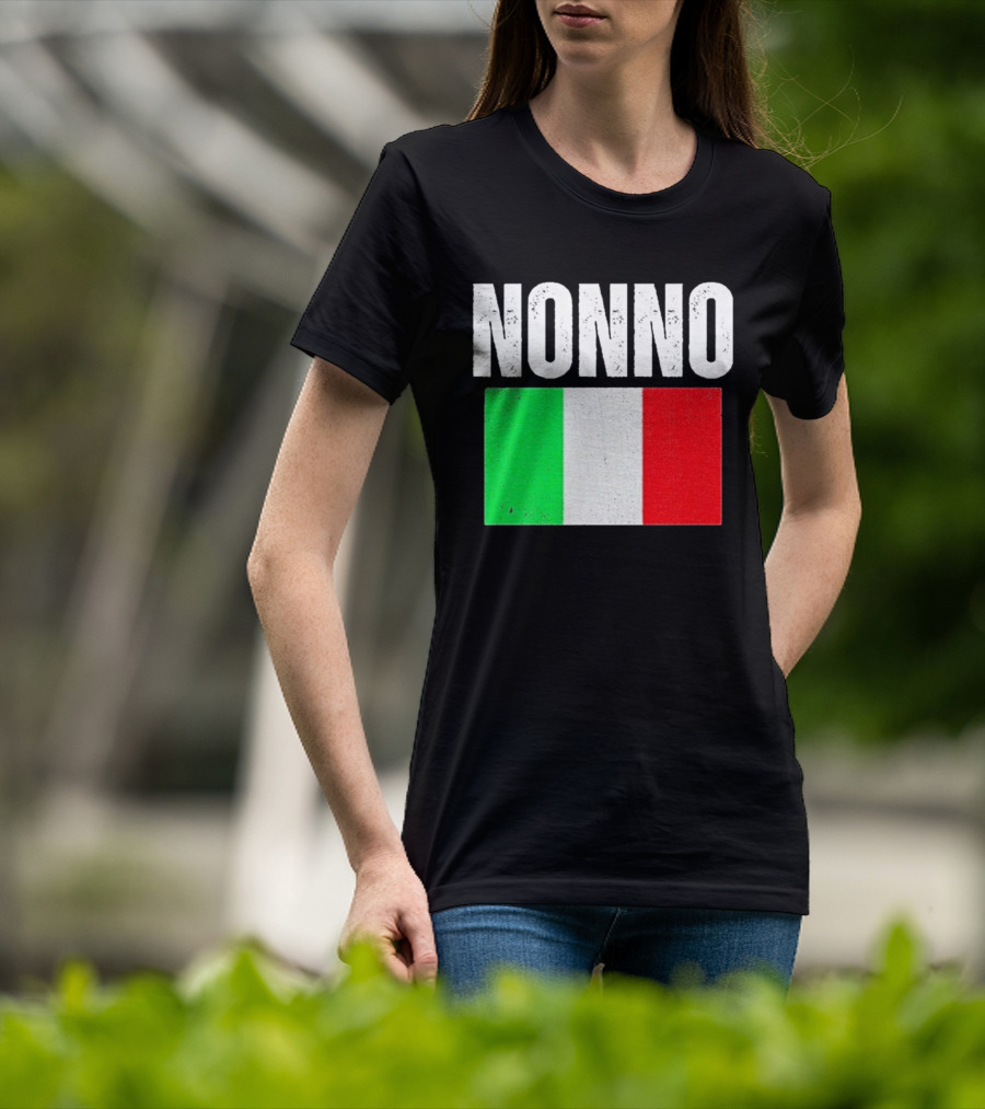 Nonno Italian Flag Patriotic Italy Heritage T-Shirt
