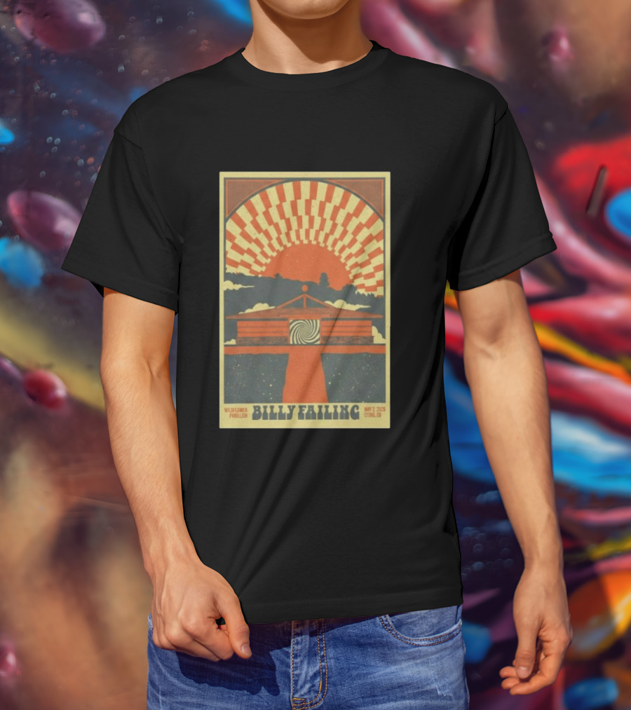 Billy Failing Wildflower Pavilion May 2 2026 Lyons CO T-Shirt