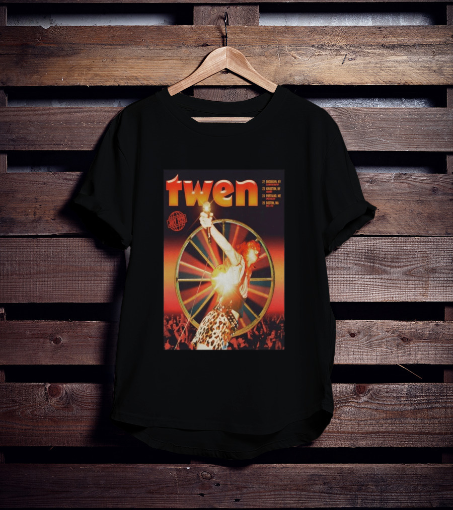 Twen Summer Heat Tour July 2026 Brooklyn Kingston Portland Boston T-Shirt