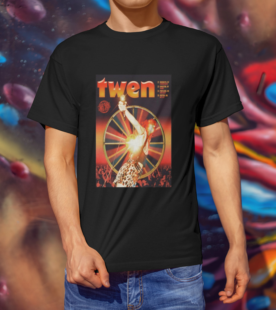 Twen Summer Heat Tour July 2026 Brooklyn Kingston Portland Boston T-Shirt