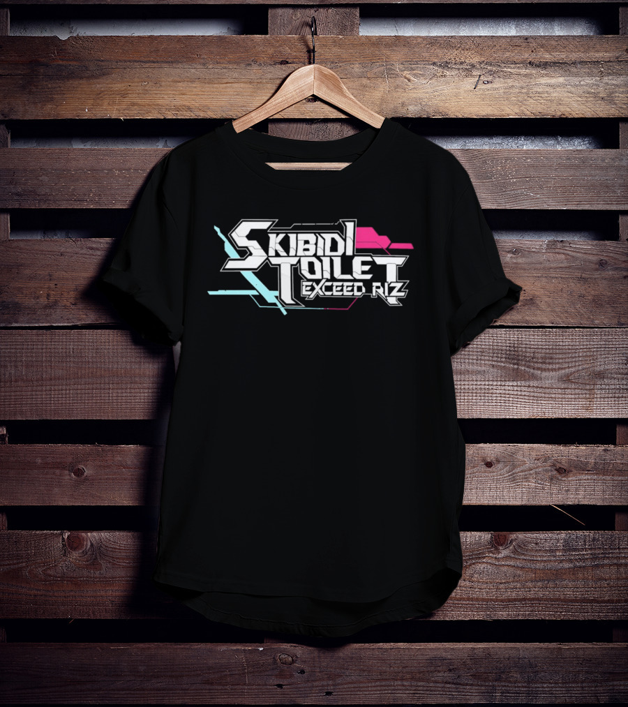 Original Skibidi Toilet Exceed Riz Neon T-Shirt