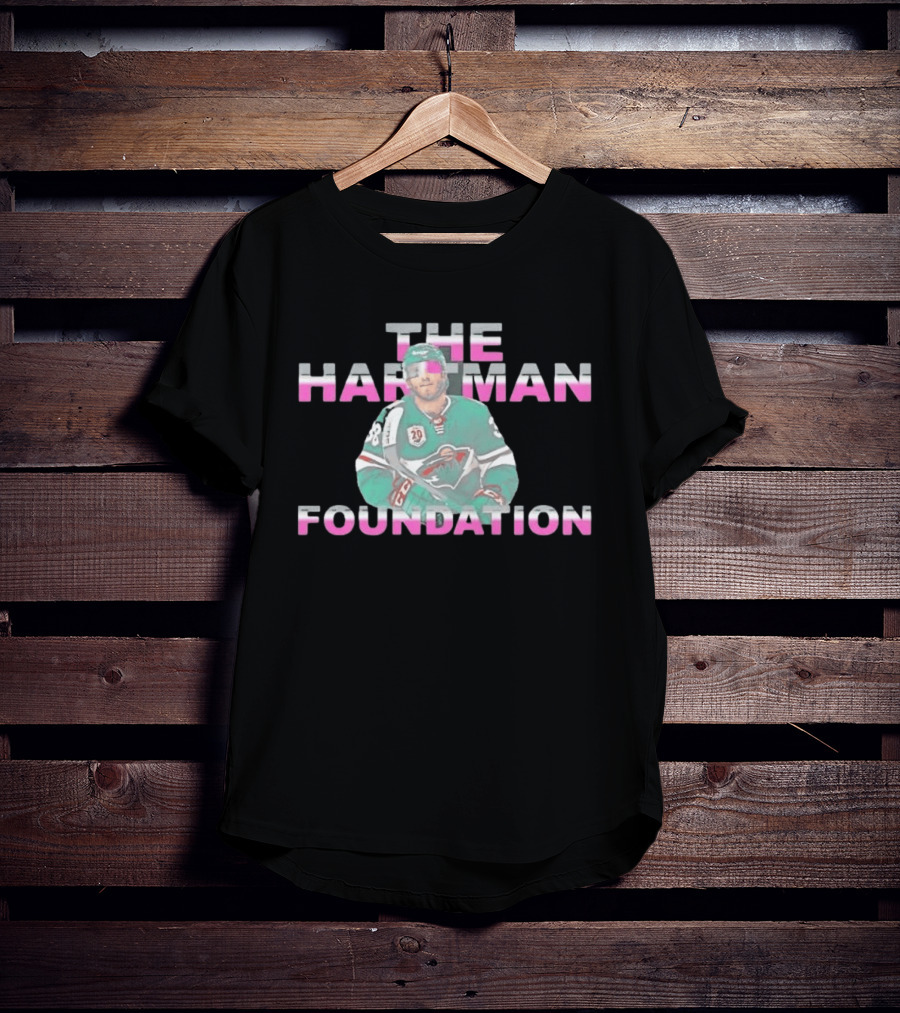 Ryan Hartman Hockey The Hartman Foundation Minnesota Wild Jersey T-Shirt
