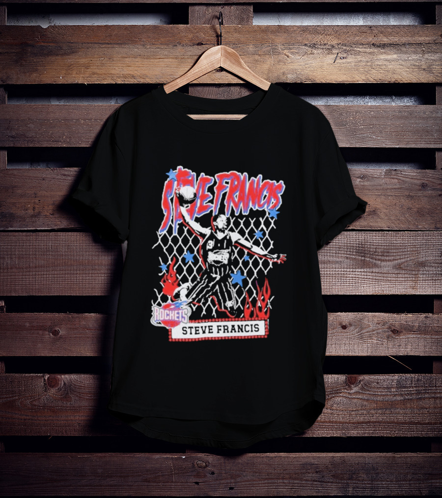 Steve Francis Rockets Mitchell & Ness NBA Street Player Houston T-Shirt