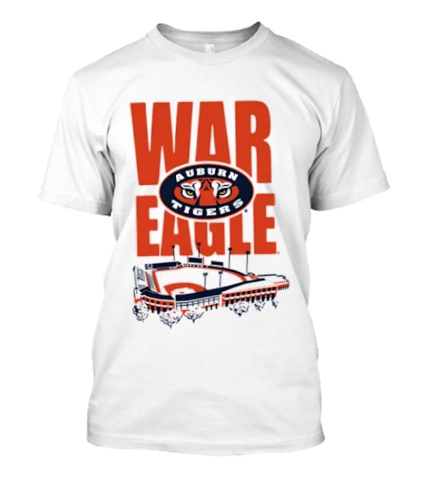 Auburn Tigers War Eagle Baseball Stadium Tiger Eyes T-Shirt