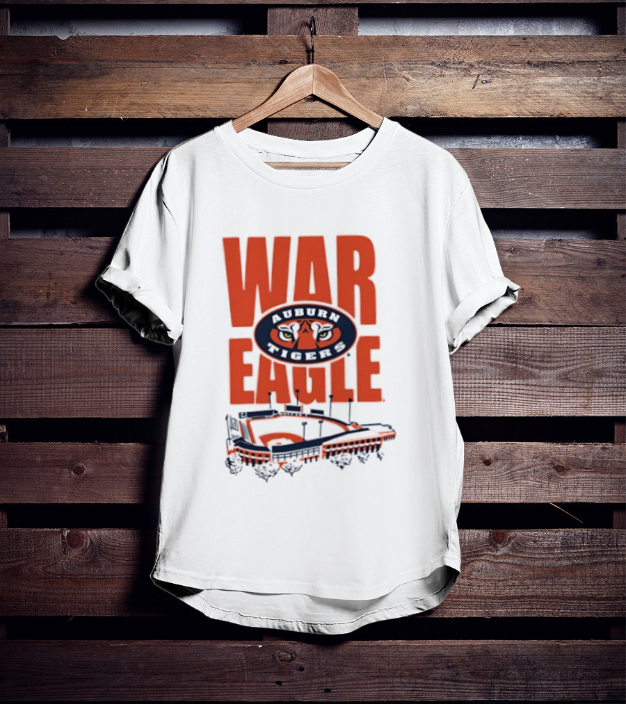 Auburn Tigers War Eagle Baseball Stadium Tiger Eyes T-Shirt