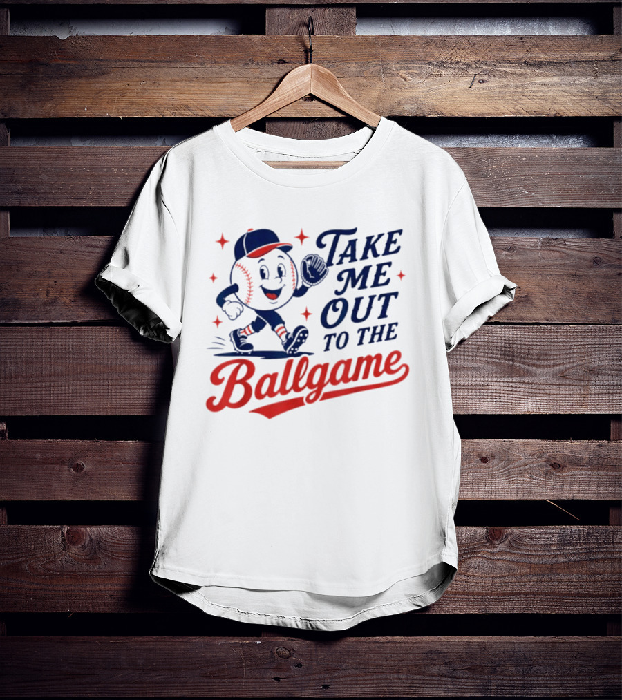 Take Me Out To The Ballgame Baseball T-Shirt