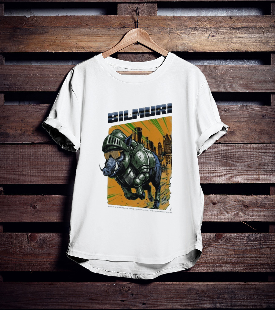 Bilmuri Armored Boar Detroit Skyline The Fillmore May 3 2026 T-Shirt