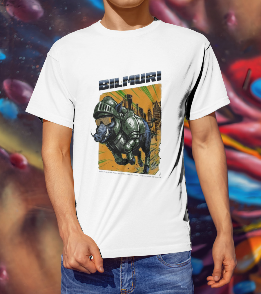 Bilmuri Armored Boar Detroit Skyline The Fillmore May 3 2026 T-Shirt