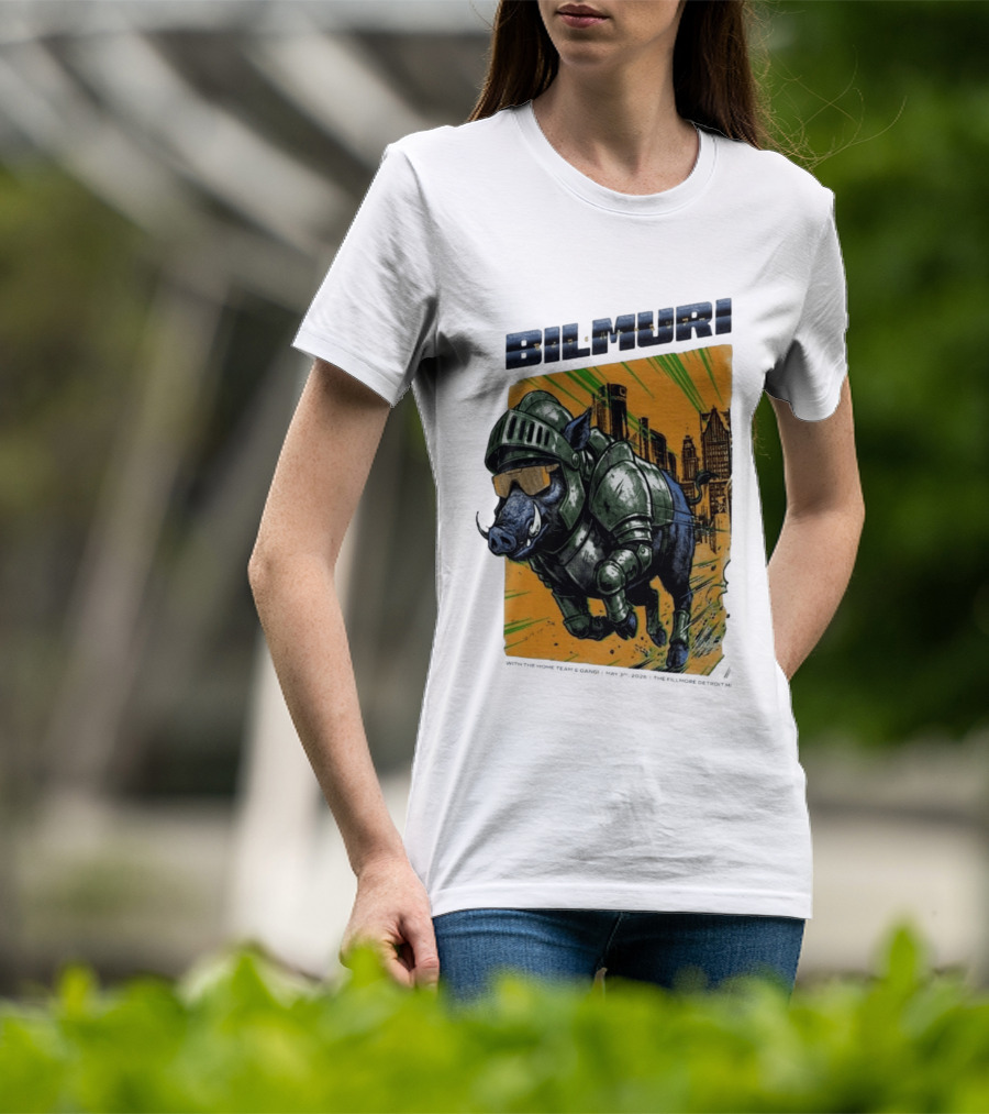 Bilmuri Armored Boar Detroit Skyline The Fillmore May 3 2026 T-Shirt