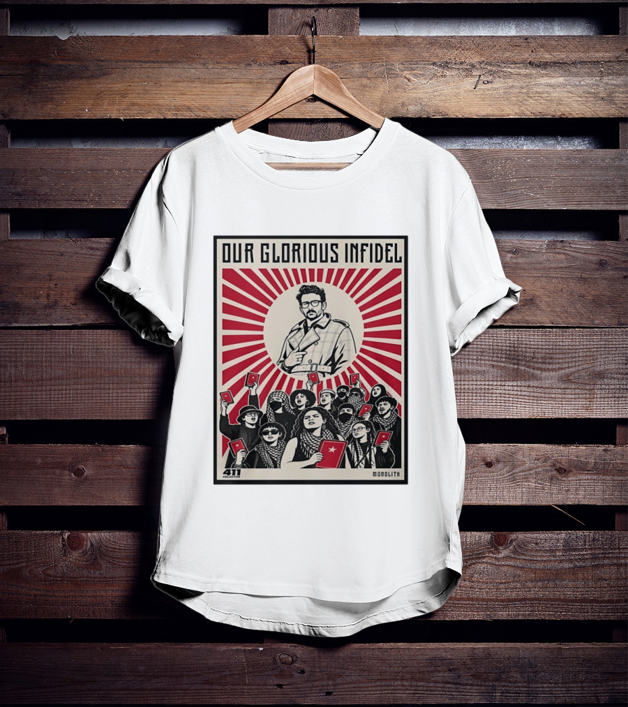 Onolith Collective Our Glorious Infidel 411 Monolith Red Star Revolution T-Shirt
