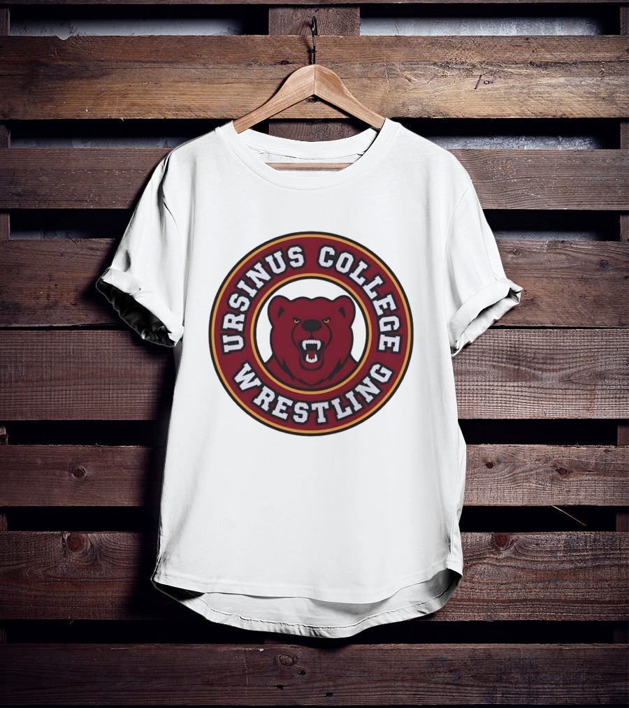 Ursinus College Bear Head Wrestling T-Shirt