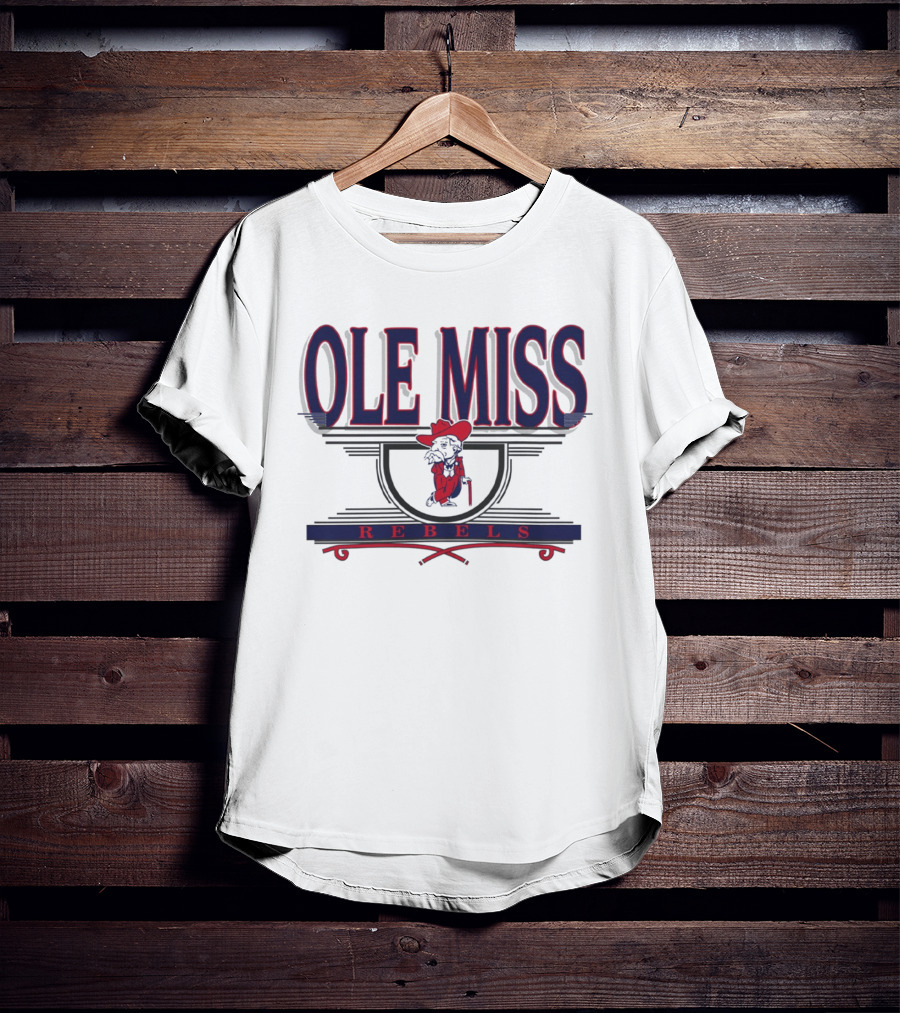 Ole Miss Rebels Vintage Mascot Fan T-Shirt