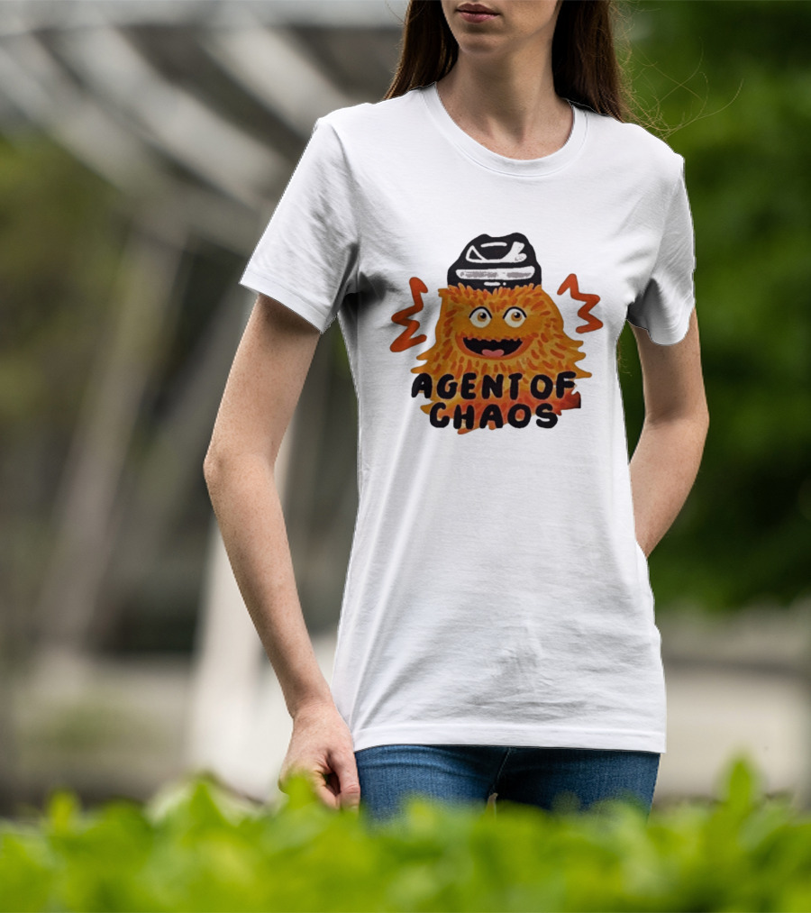 Gritty Agent Of Chaos Philadelphia Flyers T-Shirt