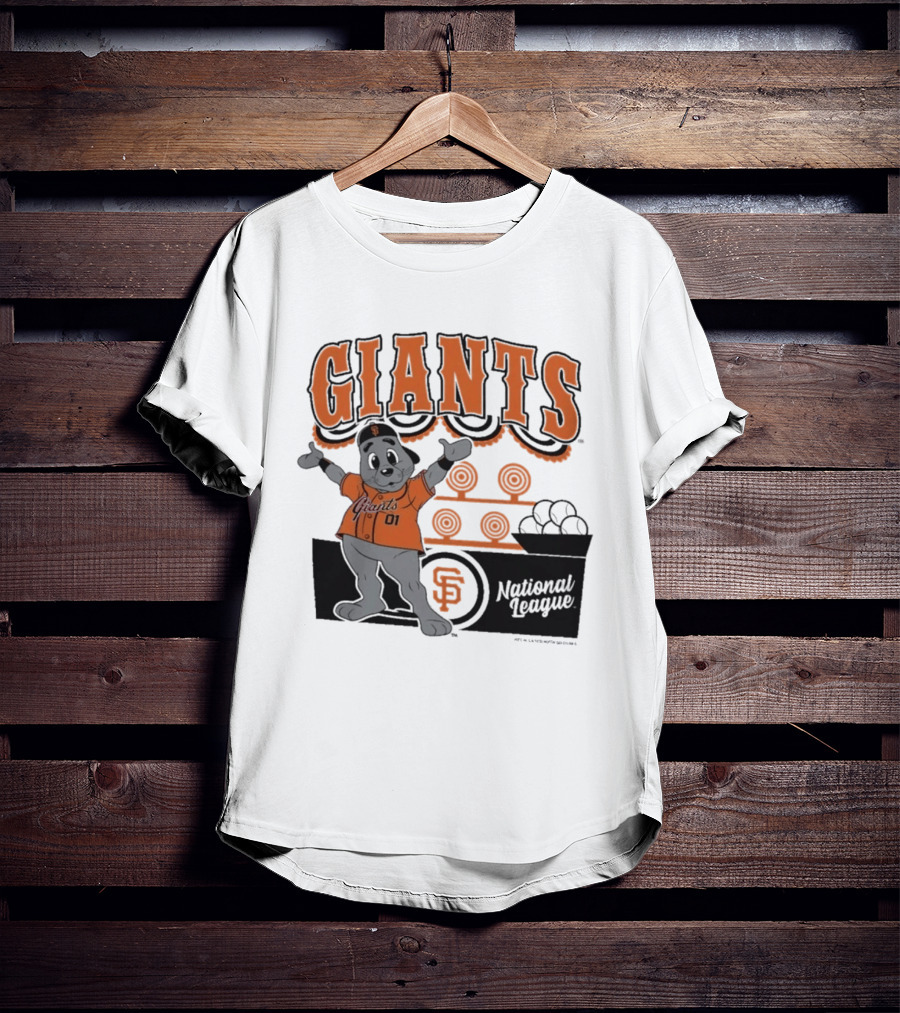 San Francisco Giants Mitchell & Ness Cream Step Back Up Giants National League T-Shirt