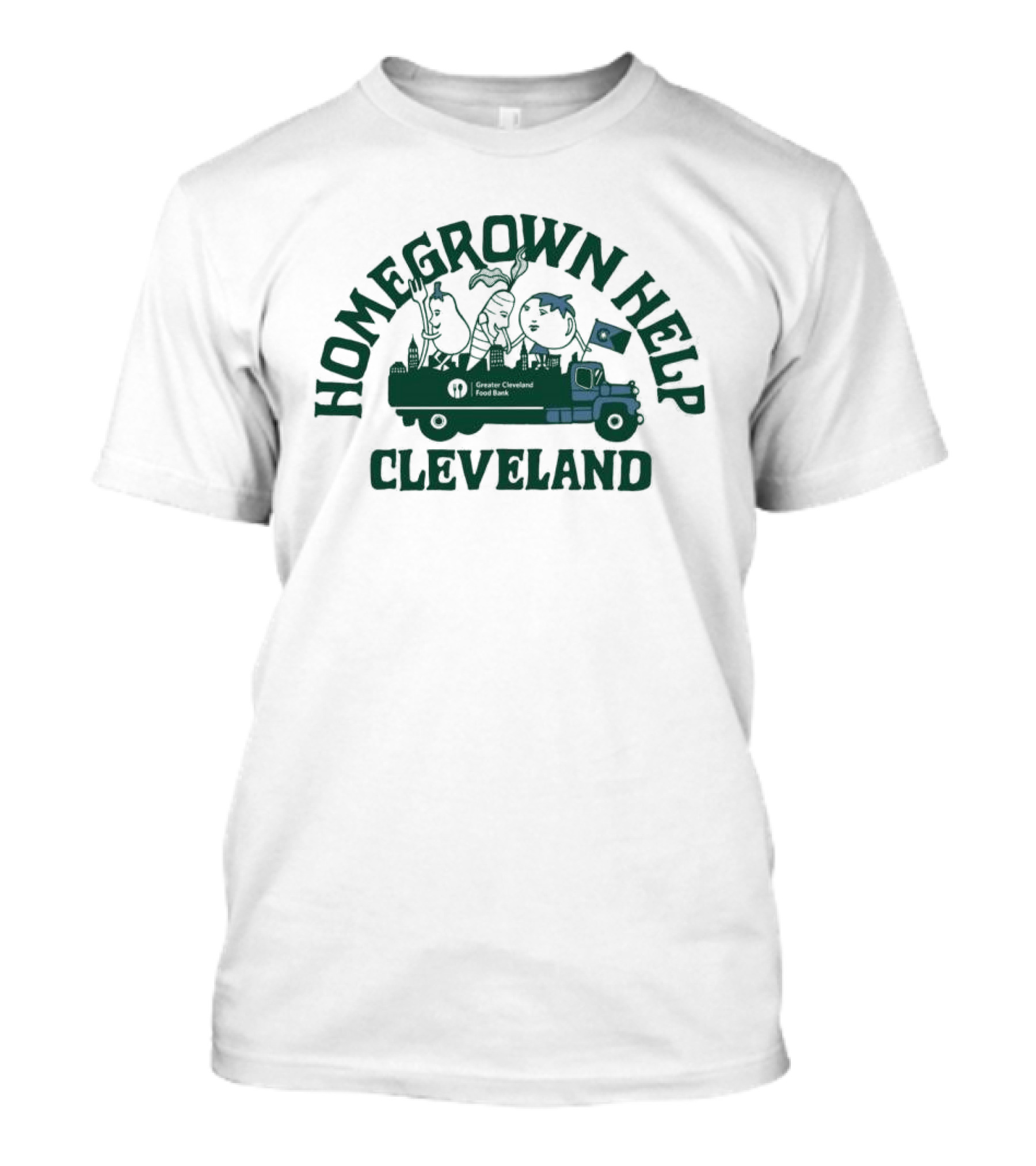 Homegrown Help Cleveland Truck Characters 2026 T-Shirt