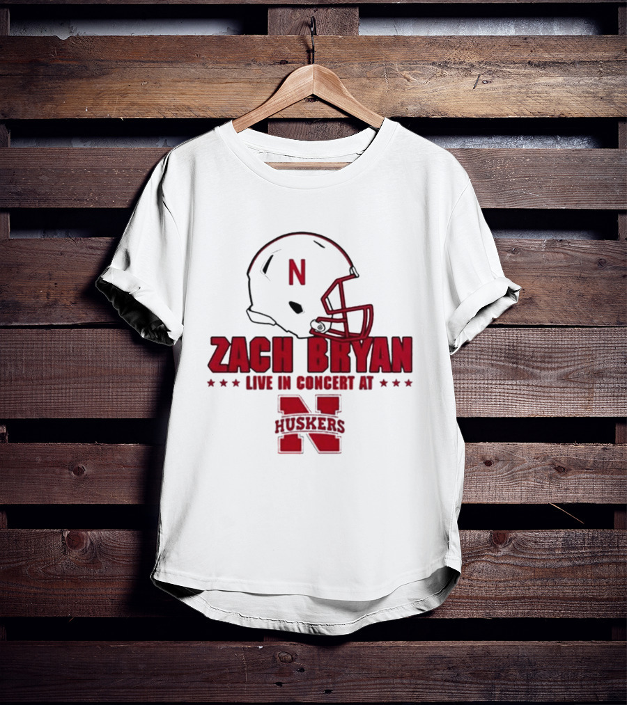 Zach Bryan Live In Concert At Nebraska Huskers 2026 T-Shirt
