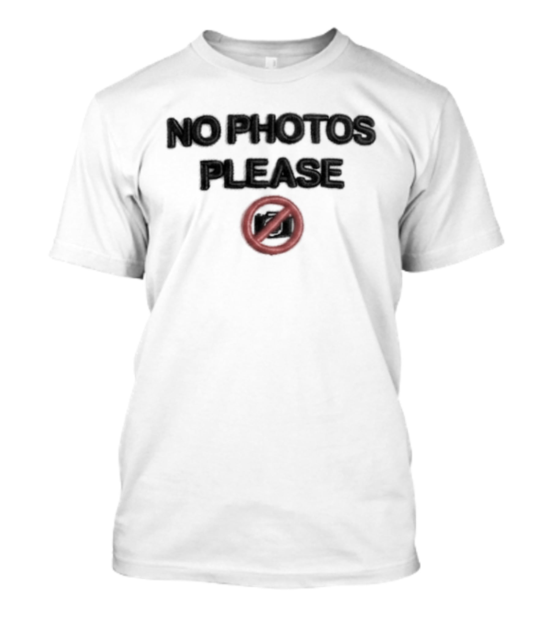 Medina Luis No Photos Please Red Circle T-Shirt