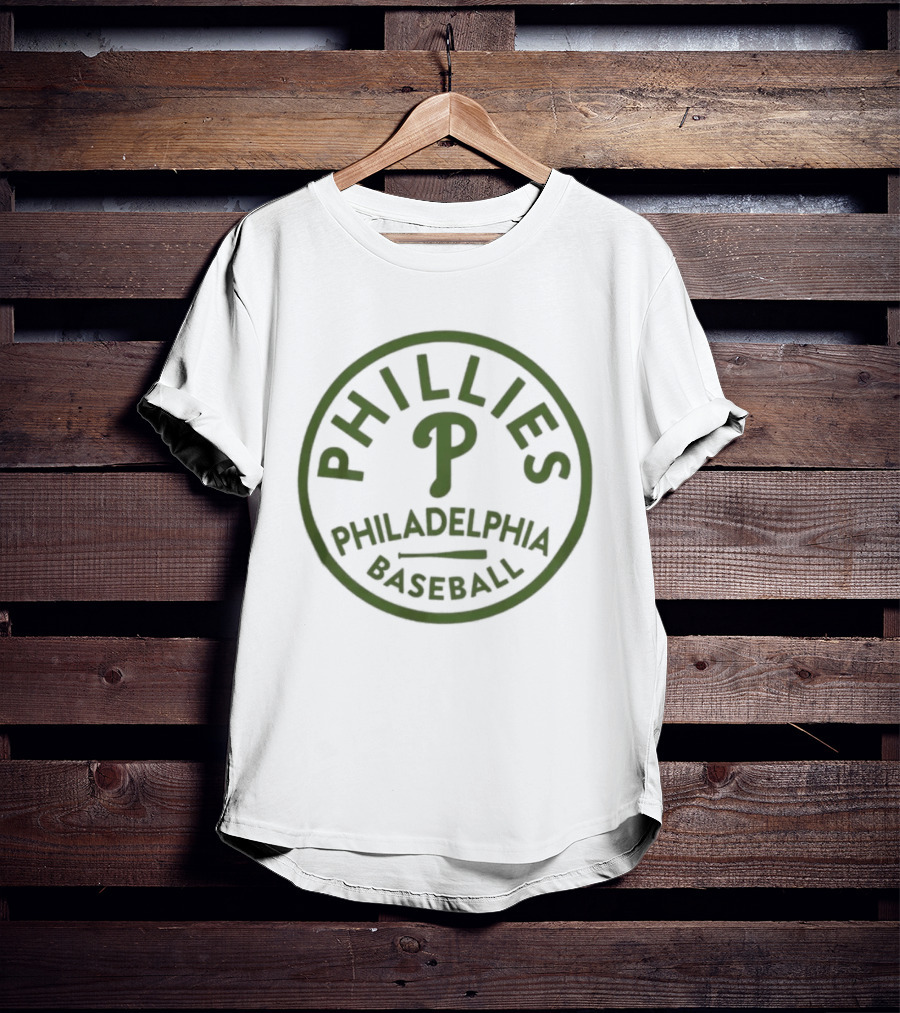 MLB Philadelphia Phillies 2026 Armed Forces Day Phillies Baseball Iconic Circle T-Shirt