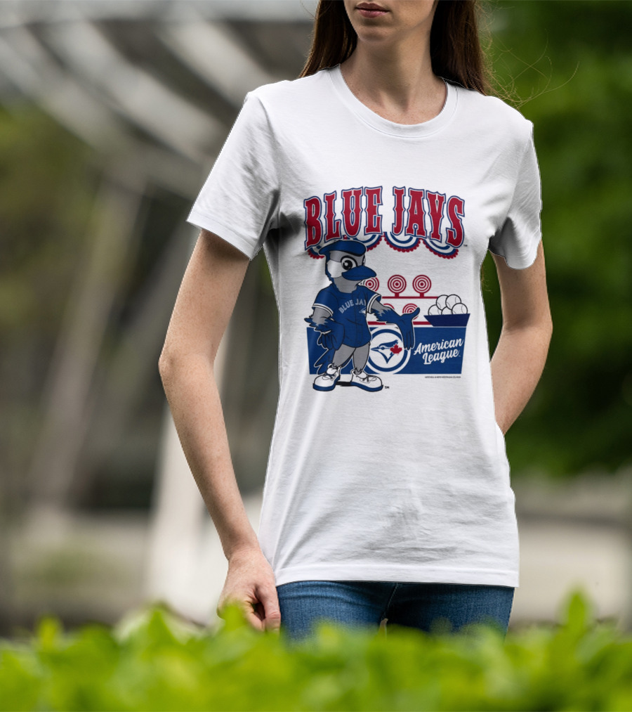 Toronto Blue Jays Mitchell Ness Step Back Up Cream American League T-Shirt