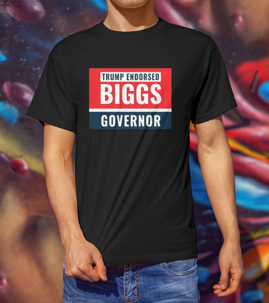 Biggs Governor Trump Endorsed Garment Dyed T-Shirt