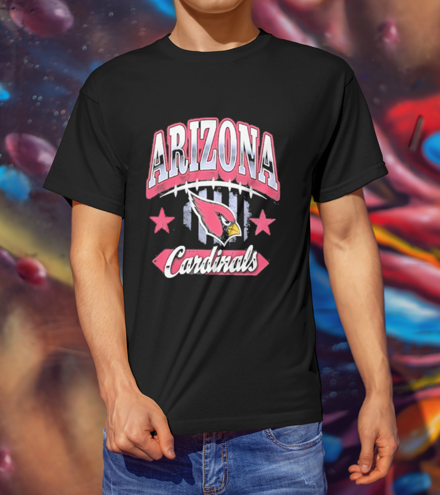 Arizona Cardinals Americana 2026 Red White Blue Stars T-Shirt