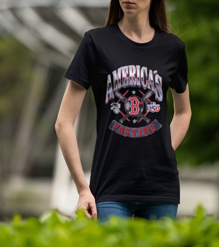 Boston Red Sox Celebrating America's Pastime 250th Anniversary T-Shirt