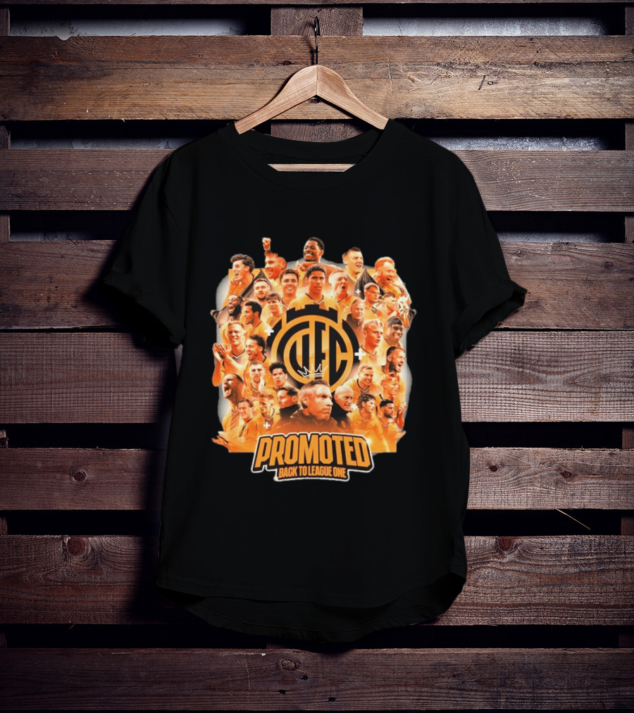 Cambridge United FC Promoted Back To League One 2026 Team Celebration Montage T-Shirt