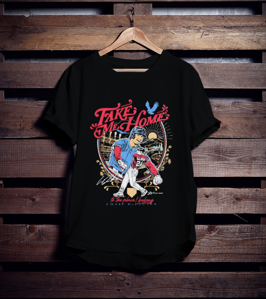Take Me Home Cleveland Guardians Chase DeLauter To The Place I Belong T-Shirt