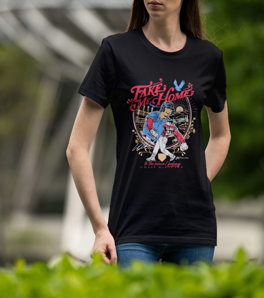 Take Me Home Cleveland Guardians Chase DeLauter To The Place I Belong T-Shirt