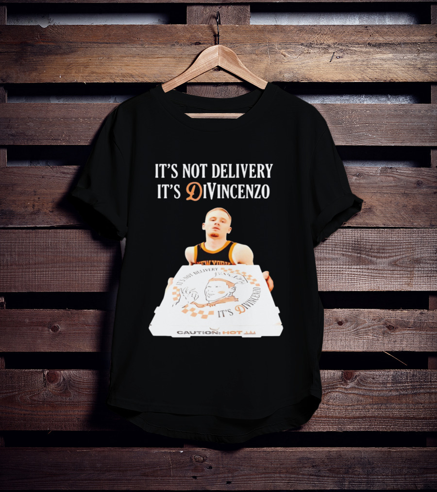 It's Not Delivery It's DiVincenzo Basketball Pizza Box T-Shirt
