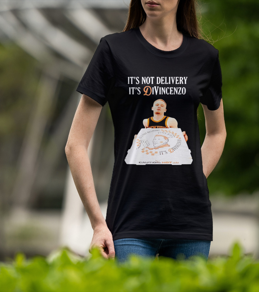 It's Not Delivery It's DiVincenzo Basketball Pizza Box T-Shirt
