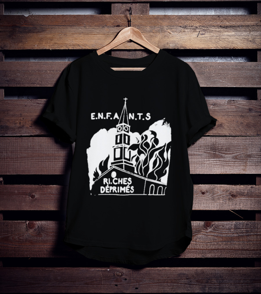 ENFANTS Riches Déprimés Burning Church Enhypen Wear T-Shirt