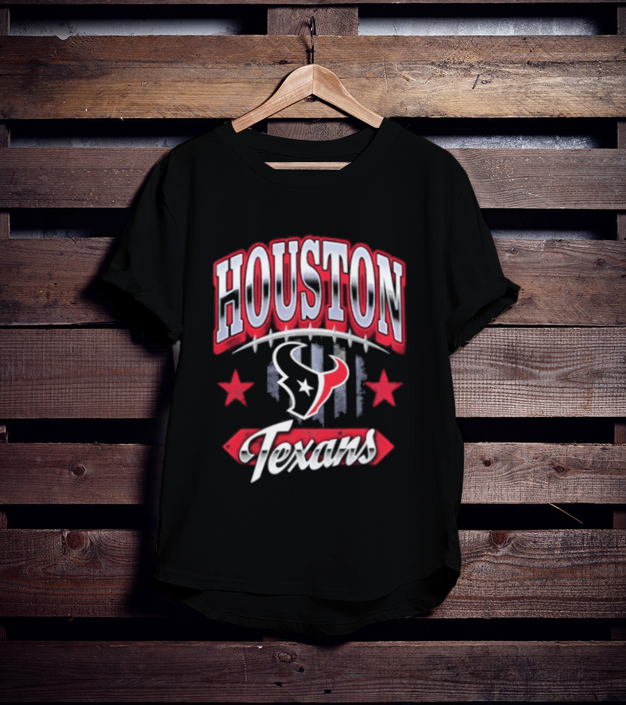 Houston Texans 2026 Americana Stars And Stripes T-Shirt