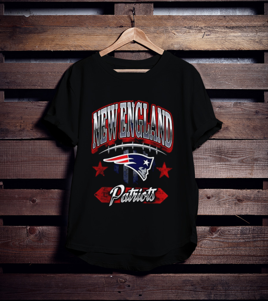 New England Patriots Americana 2026 Stars And Stripes T-Shirt