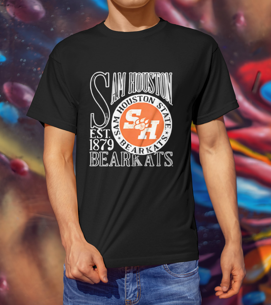 Sam Houston State Bearkats Est 1879 SH Paw T-Shirt