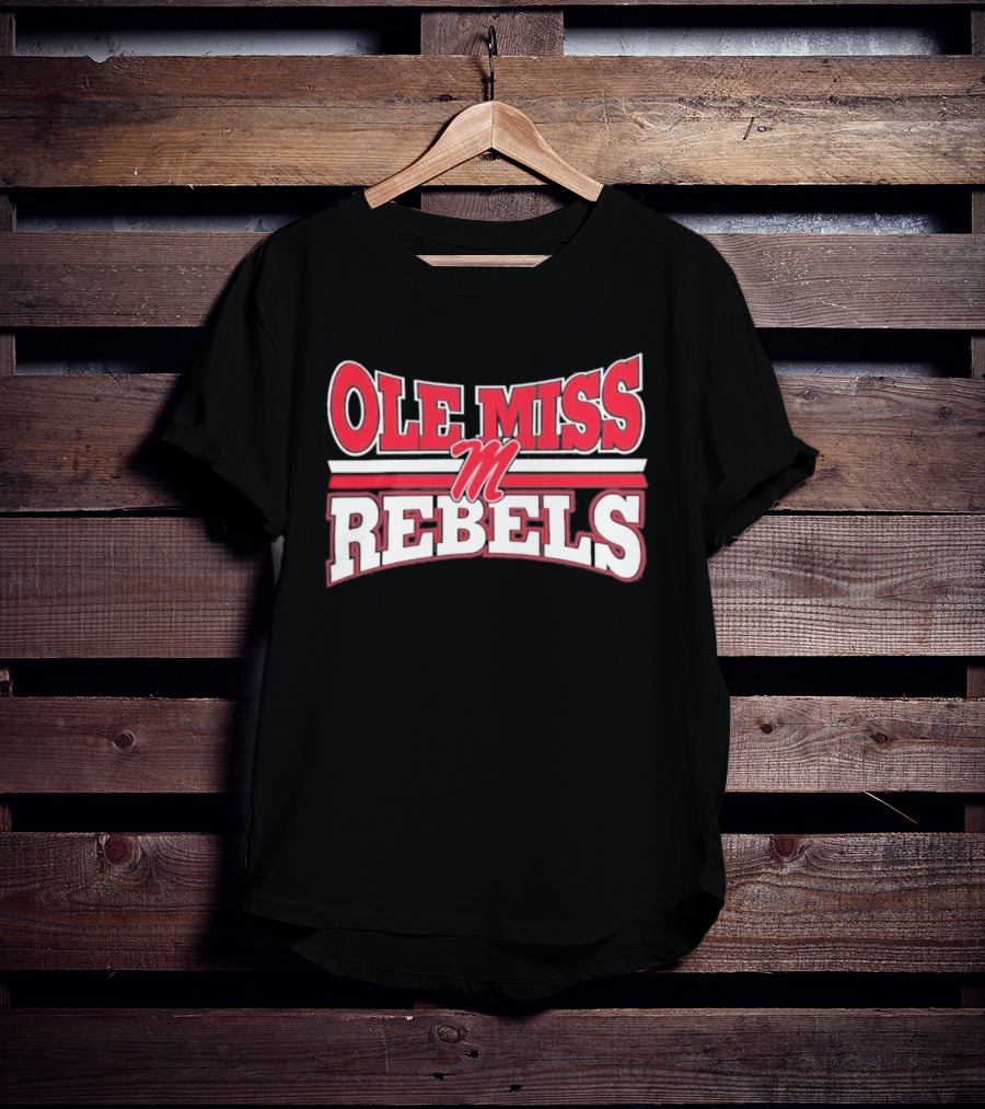 Ole Miss Rebels Team M Zoom Sports Fan T-Shirt