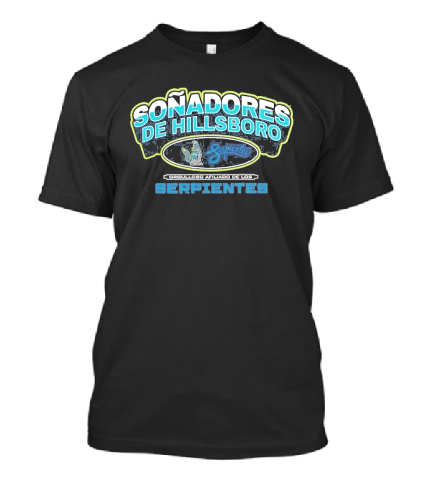Soñadores De Hillsboro Serpientes Copa De La Diversion Baseball T-Shirt