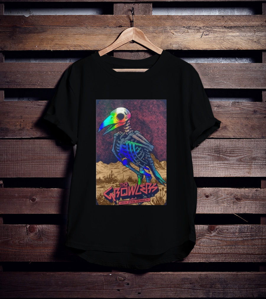 The Growlers Las Vegas Area 15 May 1 2026 Skeleton Bird T-Shirt