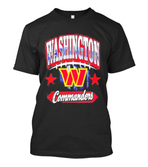 Washington Commanders W Americana Football Stars T-Shirt