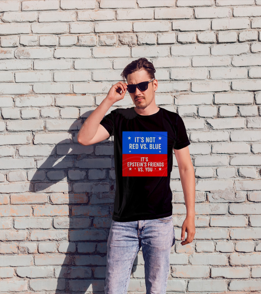 It's Not Red Vs Blue It's Epstein's Friends Vs You T-Shirt