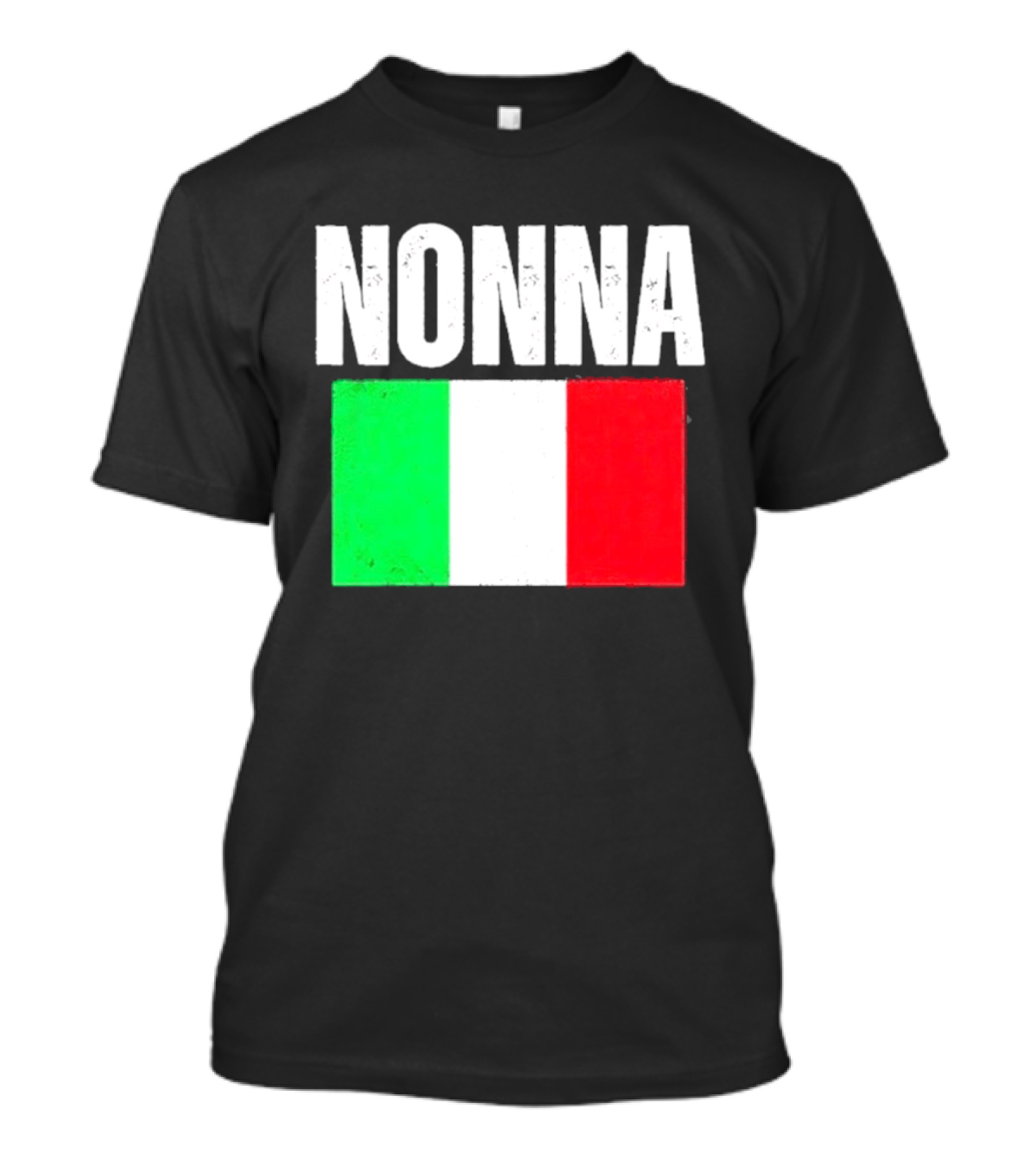 Italian Nonna Flag Pride With Italy T-Shirt